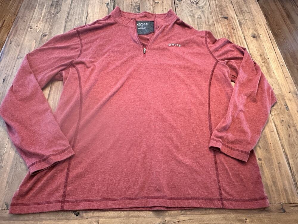 Orvis Quarter 1/4 Zip Pullover Sweater Size XL CLASSIC COLLECTION